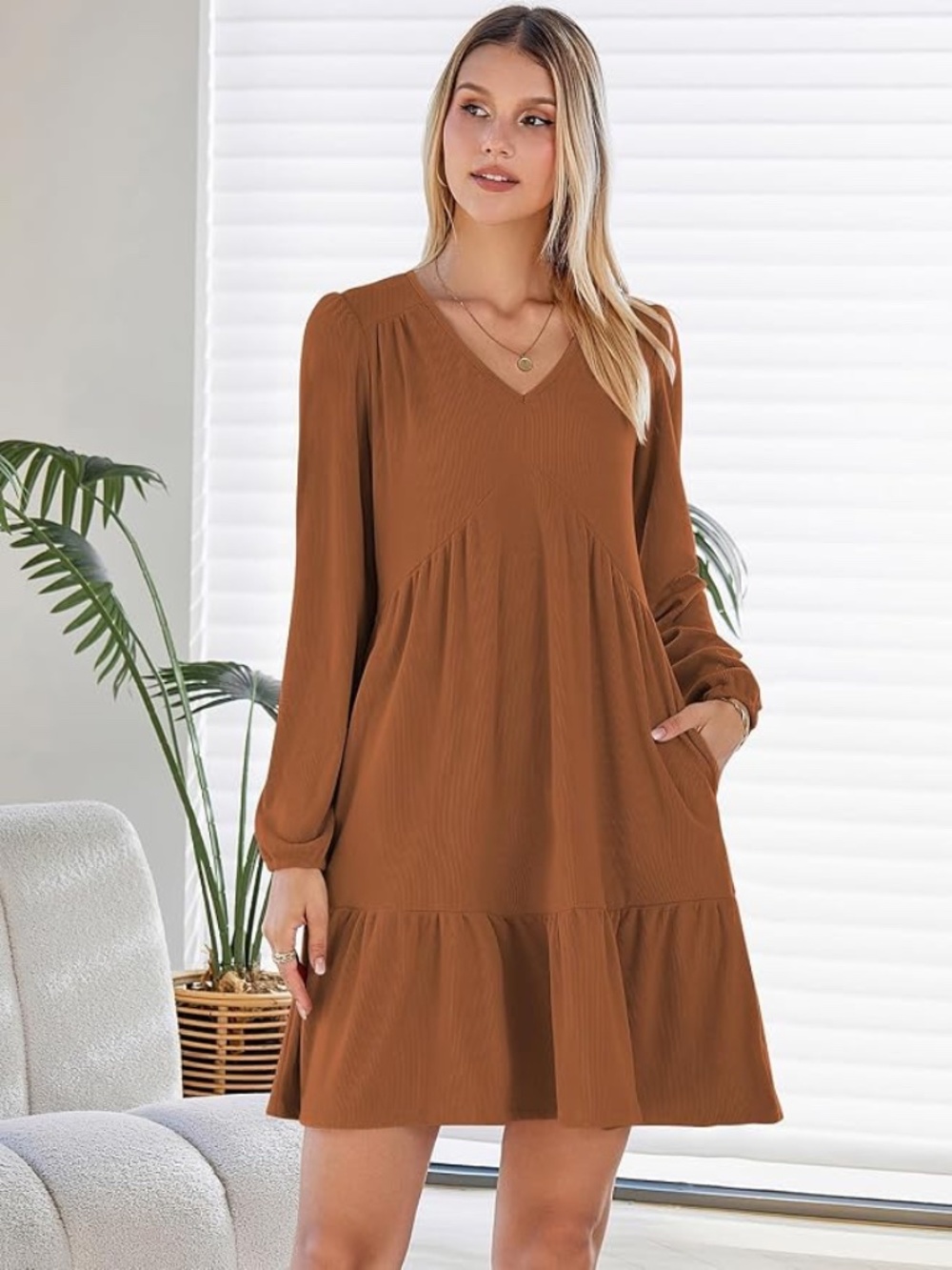 Fall Sweater Dress Large
